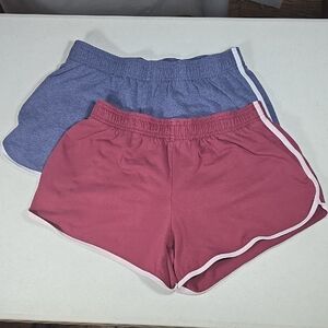 BCG Athletic Shorts - Blue and Red Girls Size M